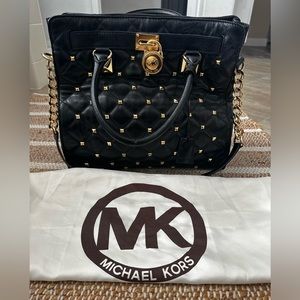 Micheal Kors Hamilton Leather Handbag